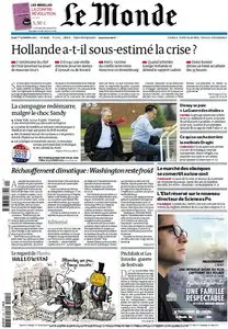 Le Monde du Jeudi 1er Novembre 2012