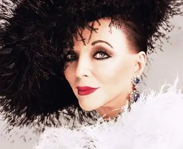 Dame Joan Collins by Luc Braquet for Tatler Magazine UK May 2019