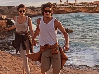 Emily Didonato and Jarrod Scott by Mariano Vivanco for Vogue Russia May 2015