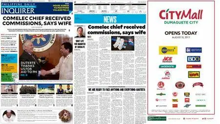 Philippine Daily Inquirer – August 08, 2017