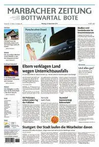 Marbacher Zeitung - 24. September 2018