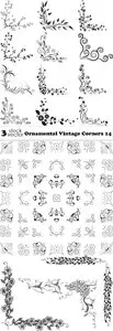 Vectors - Ornamental Vintage Corners 14