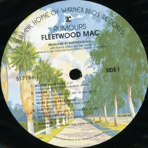Fleetwood Mac – Rumours {Pallas Pressing, 2011} vinyl 24/96