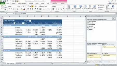 Microsoft Excel 2010: Tablas dinámicas