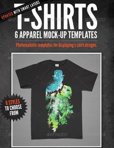 GraphicRiver - T-Shirt Mock-Ups - Apparel Design