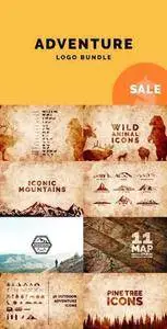 CreativeMarket - Adventure Logo Design Bundle