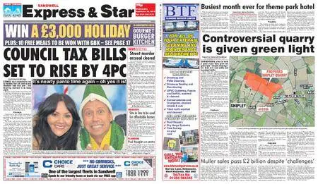 Express and Star Sandwell Edition – September 26, 2018