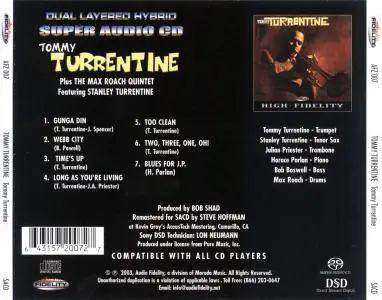 Tommy Turrentine - Tommy Turrentine (1960) {2003, Hybrid SACD, Audio Fidelity} Audio CD Layer