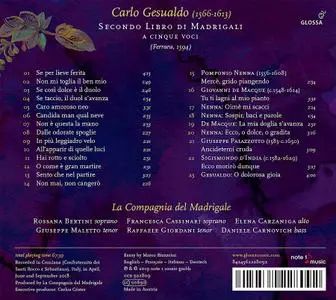 La Compagnia del Madrigale - Gesualdo: Secondo Libro di Madrigali (2019)