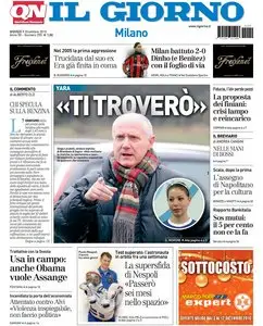 IL GIORNO DEL 09 DICEMBRE 2010
