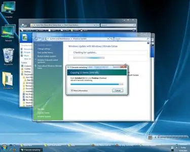 2 Vista Max Trans Themes(With BLUE Status Bars)