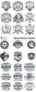 Vectors - Sport Retro Labels