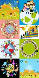 Children in vector