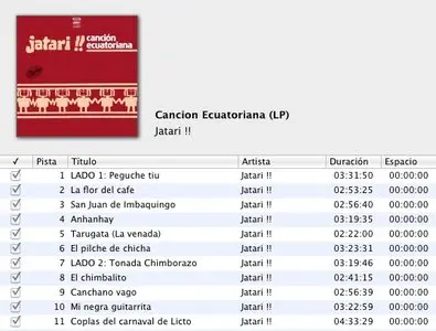 Jatari !! - Canción Ecuatoriana (LP / FLAC)