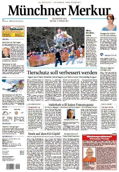 Münchner Merkur vom 7. Februar 2011