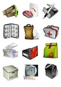 Bags And Boxes Icon Pack