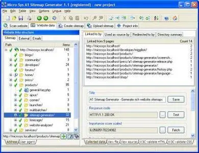 Micro-Sys A1 Sitemap Generator 1.5.3