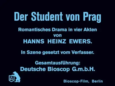 Der Student von Prag / The Student of Prague (1913)