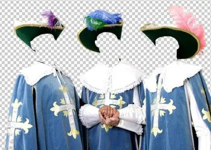 Photoshop template of costume
