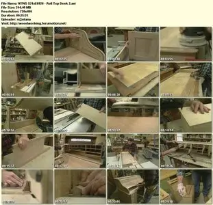 New Yankee Workshop S21xE0926 - Roll Top Desk Part 2