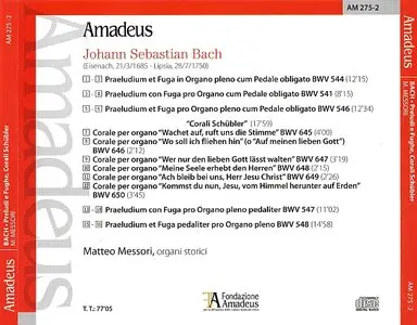 Johann Sebastian Bach - Preludes And Fugues, Schubler Chorales (2012)