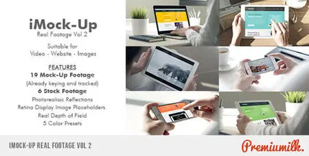 iMock-Up Real Footage Vol 2 - Project for After Effects (VideoHive)