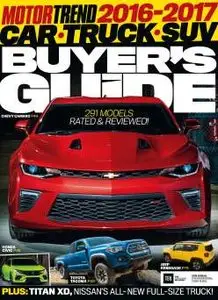Motor Trend New Car Buyer's Guide 2016