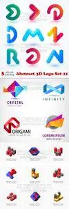 Vectors - Abstract 3D Logo Set 21