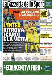 La Gazzetta dello Sport comprese tutte le edizioni locali (Roma, Milano, Sicilia, Puglia) - 28.10.2015
