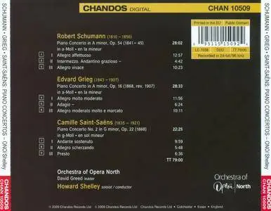 Howard Shelley - Schumann, Grieg, Saint-Saëns: Piano Concertos (2009)