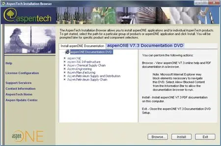 AspenTech AspenONE 7.3 DVD3 Documentation