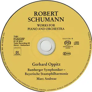 Schumann - Gerhard Oppitz / Bamberger Symphoniker - Works For Piano & Orchestra (2012) {Hybrid-SACD // EAC Rip} 