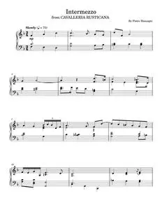 Intermezzo - Pietro Mascagni (Piano Solo)