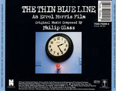 Philip Glass - The Thin Blue Line (1989)