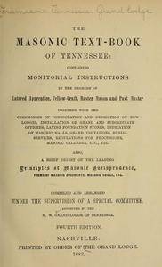 The masonic text-book of Tennessee ..