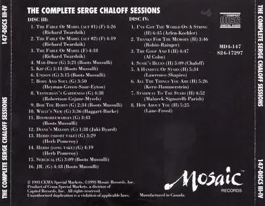 Serge Chaloff - The Complete Serge Chaloff Sessions 1946-56 [4CD BoxSet] {1993 Mosaic Remaster} [re-up]