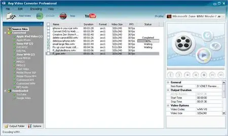 Any Video Converter Free 3.07