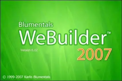 WeBuilder 2007 ver.8.0.2.77