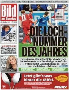 Bild am Sonntag, 20. Oktober 2013