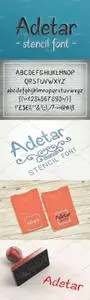CreativeMarket Adetar Stencil 2988379