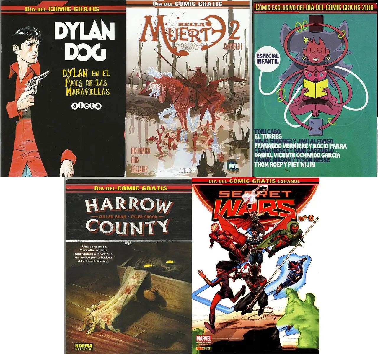 Día del Cómic Gratis en Español (5 núm. )