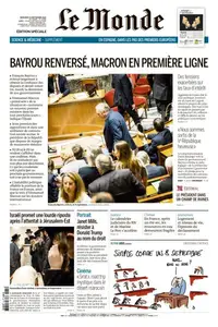 Le Monde du Mercredi 10 Septembre 2025