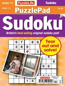 PuzzleLife PuzzlePad Sudoku - June 2025