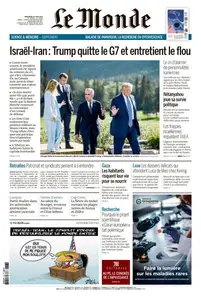 Le Monde du Mercredi 18 Juin 2025