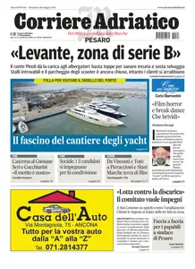 Corriere Adriatico Pesaro - 26 Maggio 2024