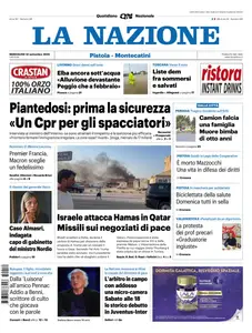La Nazione Pistoia Montecatini - 10 Settembre 2025