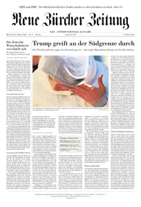 Neue Zurcher Zeitung International  - 22 Januar 2025