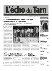 L'Echo du Tarn - 23 Mai 2025