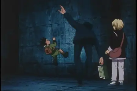 Hunter x Hunter (1999 S01E33 033 Training x Hound x Concerted Effort judo