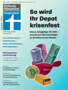 Stiftung Warentest Finanztest Magazin - Febraur 2025